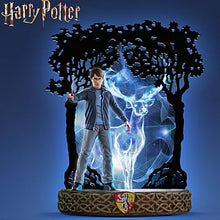 Load image into Gallery viewer, The Bradford Exchange HARRY POTTER Illuminated Patronus Sculpture Collection Issue #1 Harry Potter Hand-painted with LED Magical Glow Figure 7.8-inches