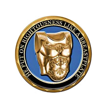 Load image into Gallery viewer, The Bradford Exchange "Zeal as a Mantle" Religious Knight Statue from The Lord’s Strength Sculpture Collection Issue #14 Cold-Cast Bronze with 24K Gold-Plated Challenge Coins 12-inches