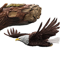 Load image into Gallery viewer, The Bradford Exchange Soaring Guardian Levitating Eagle Sculpture A Tribute to Eagle Parenthood Crafted with Intricate Detail and Levitation Technology 4" L x 4.5" W - RCE Global Solutions