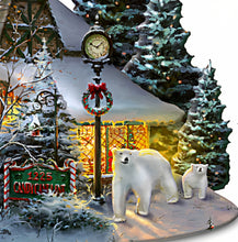 Load image into Gallery viewer, The Bradford Exchange Santa's Night Before Christmas Sculpture by Thomas Kinkade 5.5-inches - RCE Global Solutions