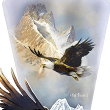 Load image into Gallery viewer, The Bradford Exchange "Mountain Majesty" Eagle Torchiere Lamp by Ted Blaylock 14-inches - RCE Global Solutions