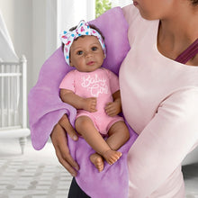 Load image into Gallery viewer, The Ashton-Drake Galleries Little Baby Girl Baby Doll So Truly Real® Lifelike Collectible Doll Weighted Cloth Body and Soft Hand-Rooted Hair with Soft Baby Powder Scent Poseable Includes Custom Outfit and Magnetic Pacifier 18-inches - RCE Global Solutions