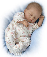 Load image into Gallery viewer, The Ashton - Drake Galleries Sophia Breathes Coos and Has a Heartbeat So Truly Real® Lifelike Baby Girl Doll Interactive Realistic Reborn Weighted Fully Poseable Newborn by Linda Murray 19"- Inches - RCE Global Solutions
