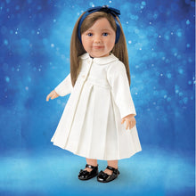 Load image into Gallery viewer, The Ashton-Drake Galleries Lucy Lifelike Child Doll with Realistic 5 Piece Custom Clothing Ensemble Outfit Sequin Dress Overcoat Shoes and Soft RealTouch® Vinyl Skin 18-Inches