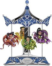 Load image into Gallery viewer, The Hamilton Collection Enchanted Dreams Musical Carousel Dragon Fairies Figurine A Whimsical Journey into Fantasy by Jasmine Becket-Griffith 8-inches - RCE Global Solutions