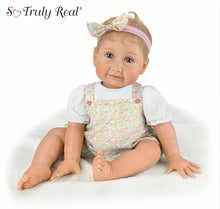 Load image into Gallery viewer, The Ashton-Drake Galleries Sugar and Spice Baby Doll So Truly Real® Lifelike Doll with Hand-Rooted Hair, RealTouch® Vinyl & Custom Outfit – Exclusive Collectible by Sherry Miller 21-Inches - RCE Global Solutions