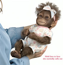 Load image into Gallery viewer, The Ashton-Drake Galleries "Keiko" Interactive Monkey Collectible Doll: So Truly Real® Lifelike Sounds and Expressions with RealTouch® Vinyl Poseable Doll 14-Inches - RCE Global Solutions