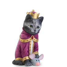 Load image into Gallery viewer, The Bradford Exchange King Catnipmouse Issue #4 from The PURR-fect Christmas Pageant Nativity Cat Figurine Collection Handcrafted and Hand-painted 4.5-inches - RCE Global Solutions