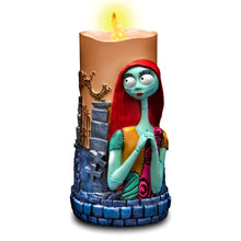 Load image into Gallery viewer, The Bradford Exchange Disney The Nightmare Before Christmas Candle Collection Issue #3 Sally LED Flameless Candle with Sculpted Details 7-inches - RCE Global Solutions