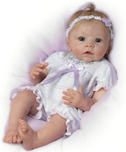 Load image into Gallery viewer, The Ashton-Drake Galleries Chloe's Look of Love Touch-Activated Lifelike Baby Doll RealTouch Vinyl with Baby Powder Scent Hand-Painted Features and Wispy Baby Hair Poseable from Sweet Touches Collection Issue #3 by Linda Murray 21-inches - RCE Global Solutions