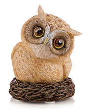 Load image into Gallery viewer, Blake Jensen Owl Family Nesting Trio Figurine Set with Swarovski Crystals by The Hamilton Collection - RCE Global Solutions