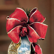 Load image into Gallery viewer, The Bradford Exchange Thomas Kinkade Wondrous Winter Pre Lit Pull Up Christmas Tree Assembles in 3 Easy Steps Pre Decorated with Kinkade Art Ribbons 46 Ornaments and 200 Clear Lights Holiday Decor 6ft - RCE Global Solutions