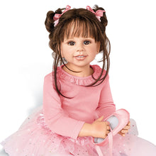 Load image into Gallery viewer, The Ashton-Drake Galleries Lara Ballerina Lifelike So Truly Real® Child Girl Doll Weighted Fully Poseable with Soft RealTouch® Vinyl Skin and Ballet Tutu by Doll Artist Monika Levenig 31-Inches - RCE Global Solutions