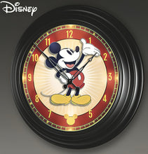 Load image into Gallery viewer, The Bradford Exchange Disney Mickey Mouse Illuminated Atomic Wall Clock: Perfect Timing with Mickey's Charm - 14-Inches - RCE Global Solutions