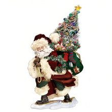 Load image into Gallery viewer, The Bradford Exchange Bringing Christmas Cheer Hand-Crafted Old-Fashioned Santa Figurine with Realistic Twinkling Eyes Fiber Optic Tree and Vintage Charm Christmas Decoration 18-inches - RCE Global Solutions