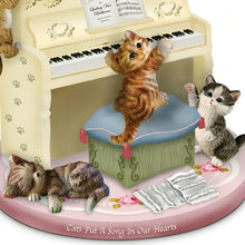 Load image into Gallery viewer, The Bradford Exchange Cats Put a Song in Our Hearts Music Box Handcrafted Kittens Playing 'Fur Elise' Adorable Cat Sculptures Perfect Gift for Cat Lovers 6.5" W x 6" H-inches - RCE Global Solutions