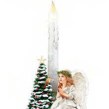 Load image into Gallery viewer, The Bradford Exchange Joy To The World Issue #2 from Warm Winter Welcome Candle Collection Angel Sculptures with Flameless Candles by Dona Gelsinger 9-inches - RCE Global Solutions