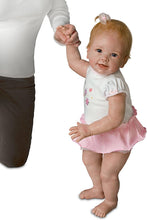 Load image into Gallery viewer, The Ashton-Drake Galleries Isabella's First Steps So Truly Real® Vinyl Touch-Activated Lifelike Interactive Walking Baby Doll by Linda Murray 26-inches - RCE Global Solutions