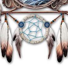 Load image into Gallery viewer, The Bradford Exchange Wilderness Guardians Collector Issue #2: Bow And Arrow Display Handcrafted & Richly Detailed for Wolves Canbas Collectible Plate by James A. Meger 32-inches