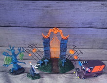 Load image into Gallery viewer, The Bradford Exchange Disney Gate Zero Car Nightmare Before Christmas Black Light Hawthorne Village Issue #4 - RCE Global Solutions