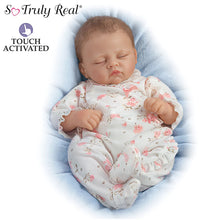 Load image into Gallery viewer, The Ashton - Drake Galleries Sophia Breathes Coos and Has a Heartbeat So Truly Real® Lifelike Baby Girl Doll Interactive Realistic Reborn Weighted Fully Poseable Newborn by Linda Murray 19"- Inches - RCE Global Solutions