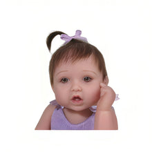 Load image into Gallery viewer, The Ashton-Drake Galleries Kimmy Needs A Cookie So Truly Real® Tiny Miracles™ Realistic Sculpture All-Vinyl Baby Doll with Hand-Painted Features Baby Hair and Lashes Just A Little Loving Collection Issue #4 by Master Doll Artist Cindy McClure 6.25-inches - RCE Global Solutions