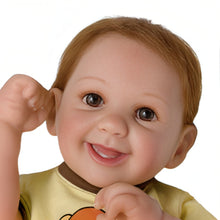 Load image into Gallery viewer, The Ashton-Drake Galleries Little Monkey Poseable RealTouch® Vinyl Doll with Lifelike Features You're My Cutie Patootie Baby Doll Collection Issue #4 by Master Doll Artist Cheryl Hill 18-inches - RCE Global Solutions