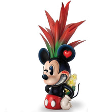 Load image into Gallery viewer, The Bradford Exchange Mickey Mouse and Minnie Mouse from Disney Mickey and Friends Succulent Sculpture Collection Issue #1 Set of 2 Handcrafted Hand-painted Artificial Succulents 4-inches - RCE Global Solutions