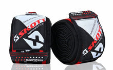 Load image into Gallery viewer, Skott Constrictor Knee Wraps Heavy Duty Knee Support Straps for Weightlifting Powerlifting & Squats Comfortable Gym Wraps Unisex One Size Fits All