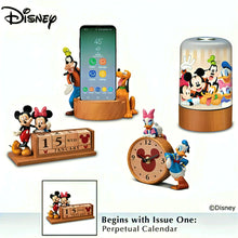 Load image into Gallery viewer, The Bradford Exchange Disney Mickey Mouse & Friends Desk Accessory Collection Issue #1 "Perpetual Calendar” with Sculpted Mickey Mouse & Minnie Mouse Handcrafted Resin Base 5.5" W x 3.5" H - RCE Global Solutions