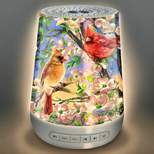 Load image into Gallery viewer, The Bradford Exchange Springtime Songbirds Sleep Sound Machine Multi-Color Nightlight & Sound Therapy with 24 Soothing Sounds Timer and Gentle Glow by Dona Gelsinger 6" H x 5" D - RCE Global Solutions