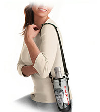 Load image into Gallery viewer, The Bradford Exchange Elvis Bottle With Carrier The King of Rock N Roll Water Bottle Carrier with Back Zip Around Pocket Includes a FREE Stainless Steel Water Bottle 8-inches - RCE Global Solutions