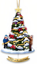 Load image into Gallery viewer, The Bradford Exchange Merriest of Holiday Moments Ornament Collection Issue #1 Set of 5 Unique Ornaments in Custom-Designed Musical Storage Box Handcrafted Christmas Decoration by Thomas Kinkade 4-inches - RCE Global Solutions