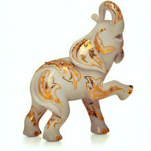 Load image into Gallery viewer, The Hamilton Collection Golden Fortunes Figurine Collection Issue #3: Riches of Shining Strength Handcrafted Fine Bisque Porcelain Hand-Painted with 22K Gold Accents and Genuine Svenka Crystals by Blake Jensen 6-inches - RCE Global Solutions