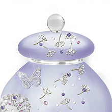 Load image into Gallery viewer, The Bradford Exchange A Year Of Wishes Heirloom Porcelain Granddaughter Musical Wish Jar with 365 Unique Affirmations 7.25-inches - RCE Global Solutions