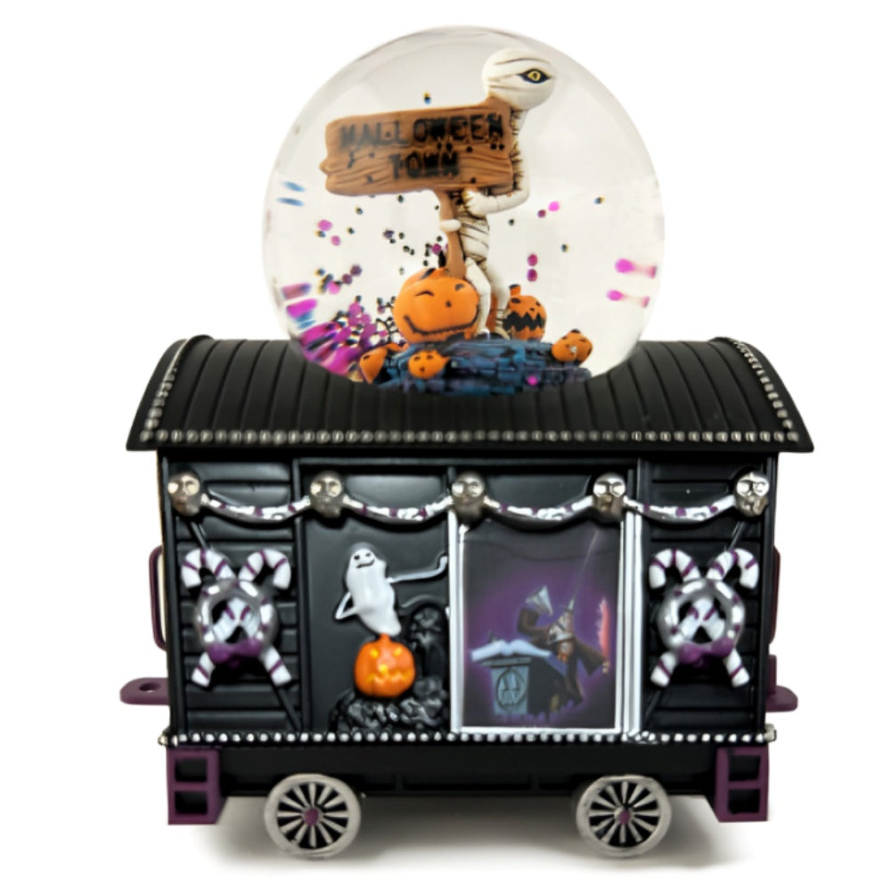 RARE DisneyTim Burton's TNBC Glitter Globe shops Train Collection