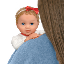 Load image into Gallery viewer, The Ashton - Drake Galleries Mommy's Girl Holiday Edition Baby Doll With 2 Outfits Lifelike & Poseable RealTouch® Vinyl Skin, Hand Rooted Hair & Cuddly Beanbag Body Girl Doll by Ping Lau 17-inches - RCE Global Solutions