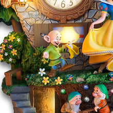 Load image into Gallery viewer, The Bradford Exchange Disney Snow White and The Seven Dwarfs Clock Lights Up with Music and Motion - RCE Global Solutions