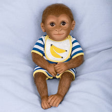 Load image into Gallery viewer, The Ashton - Drake Galleries Kirby So Truly Real® Lifelike Baby Boy Monkey Doll Realistic Poseable with Soft Hand Applied Mohair and RealTouch® Vinyl Skin 14"-Inches - RCE Global Solutions