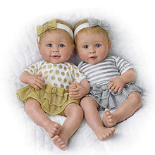Load image into Gallery viewer, The Ashton - Drake Galleries Linda Murray Lifelike Silicone Twin Baby Dolls from Ashton Drake: Set of Two - RCE Global Solutions