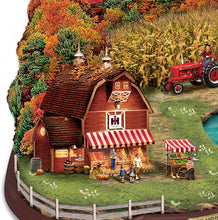 Load image into Gallery viewer, Farmall Autumn Harvest Light Up Sculpture with Tractors by The Bradford Exchange - RCE Global Solutions