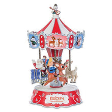 Load image into Gallery viewer, The Bradford Exchange Rudolph The Red-Nosed Reindeer Collectible Music Box with Spinning Carousel 7.75"-Inches - RCE Global Solutions