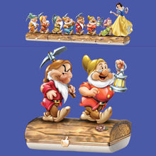Load image into Gallery viewer, The Bradford Exchange Disney Snow White and the Seven Dwarfs Grumpy and Doc Limoges-Style Box Issue #2 Handcrafted Painted Heirloom Porcelain with 22K Gold Clasps 3"-Inches - RCE Global Solutions
