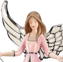 Load image into Gallery viewer, The Bradford Exchange Hope Blossoms Breast Cancer Support Angel Floral Centerpiece 10"-Inches - RCE Global Solutions
