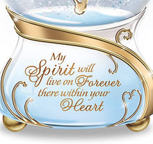 Load image into Gallery viewer, The Bradford Exchange Forever Within Your Heart Remembrance Glitter Globe with A Porcelain Base Featuring A Hand-Painted Sculptural Dove & Adorned with A Faux-Jeweled Cross 6-inches - RCE Global Solutions