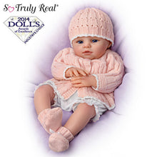 Load image into Gallery viewer, The Ashton-Drake Galleries Abby Rose So Truly Real Award-Winning Lifelike Realistic Newborn Baby Doll by Marissa May 18-inches - RCE Global Solutions