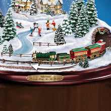 Load image into Gallery viewer, The Bradford Exchange Home for The Holidays Snowglobe: Lights Motion and Music Christmas Decoration by Thomas Kinkade 9.5-inches - RCE Global Solutions