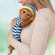 Load image into Gallery viewer, The Ashton - Drake Galleries Kirby So Truly Real® Lifelike Baby Boy Monkey Doll Realistic Poseable with Soft Hand Applied Mohair and RealTouch® Vinyl Skin 14"-Inches - RCE Global Solutions