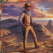 Load image into Gallery viewer, John Wayne True Spirit Of The West Illuminated Panoramic Wall Décor by The Bradford Exchange - RCE Global Solutions