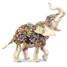 Load image into Gallery viewer, The Hamilton Collection Thomas Kinkade Collectible Elephant Figurine with Dozens of Swarovski Crystals - RCE Global Solutions